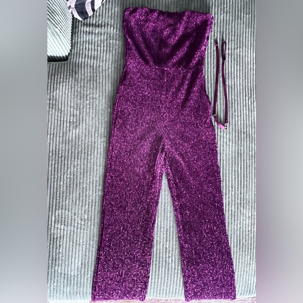 ✨Target - Wild Fable Burgundy Sequin Jumpsuit - inseam 32